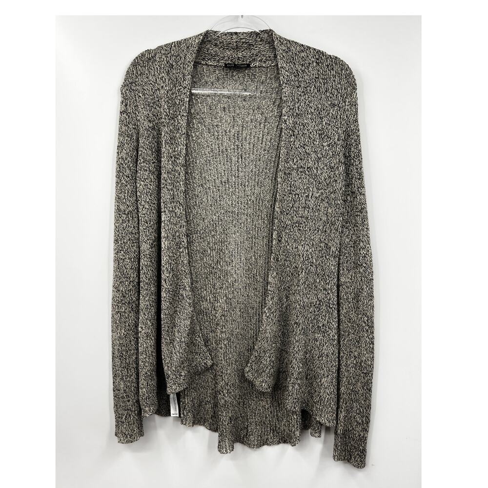 Eileen Fisher Sweater Womens‎ Gray Open Front Long Sleeve Cardigan Size Medium